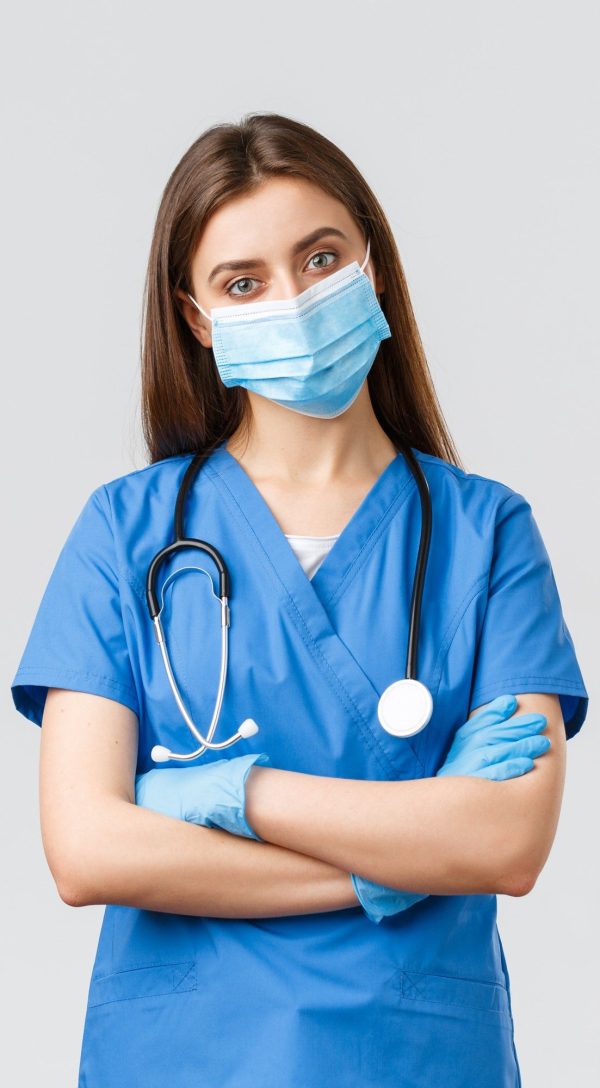 kimono médicale femme bleu